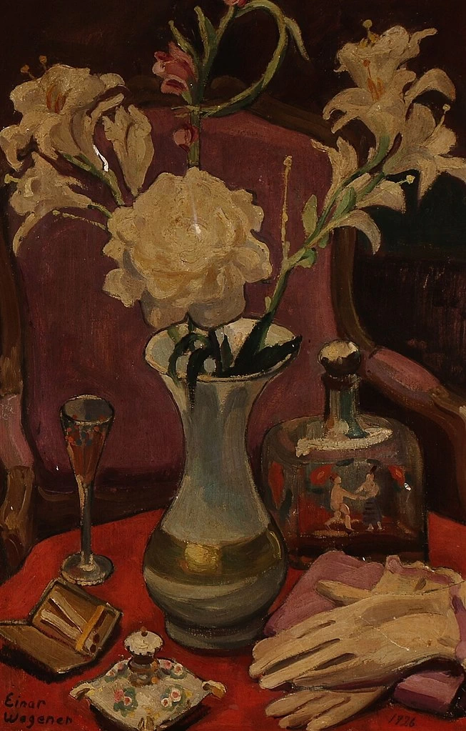 Lili Elbe - Vaso con fiori